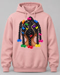 Ballies & Butterflies Graphic Hoodie in dusty pink