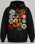 Black Culture & Girl Magic Graphic Hoodie in black