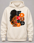 Focused Locs Graphic Hoodie in cream