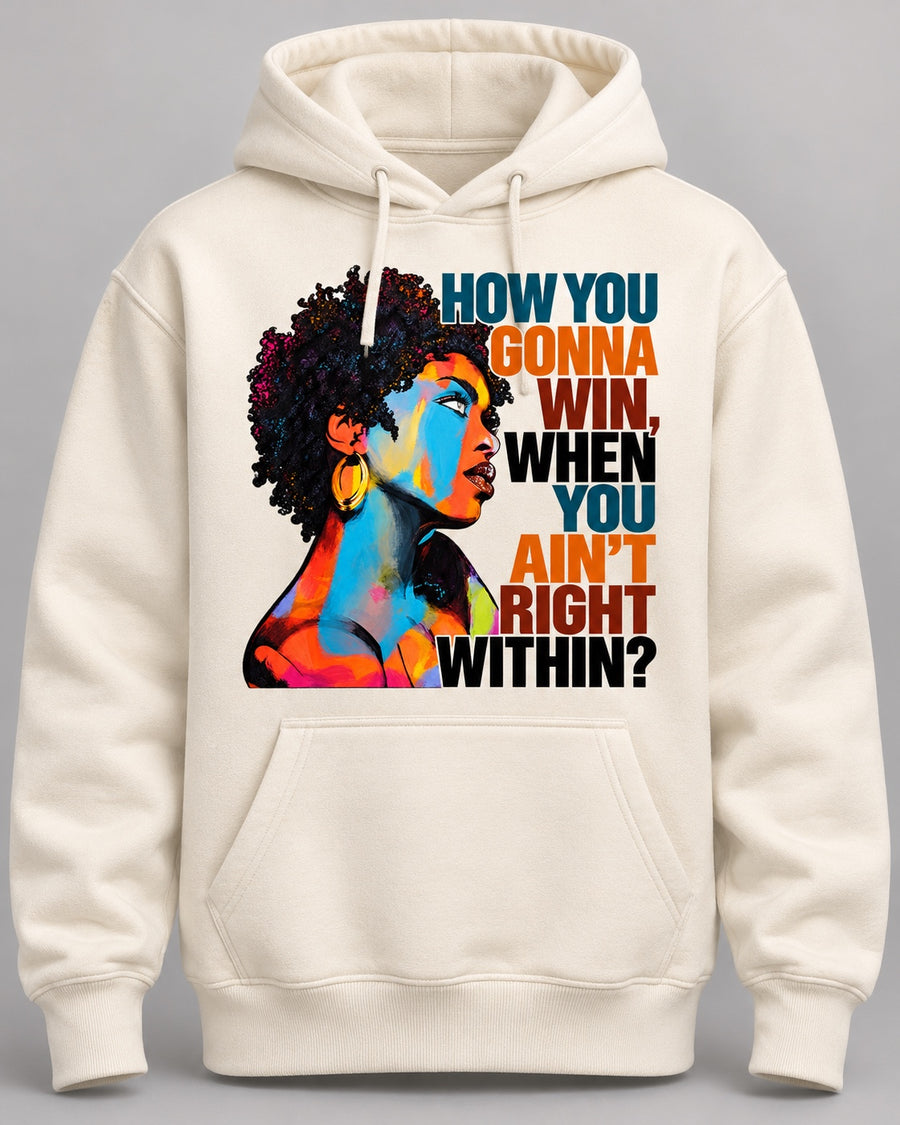 Right Within Graphic Hoodie mockup